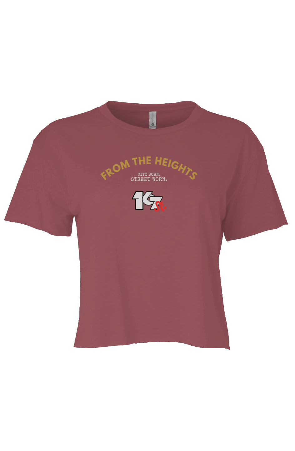 From The Heights Crop Tee - Smoked Paprika
