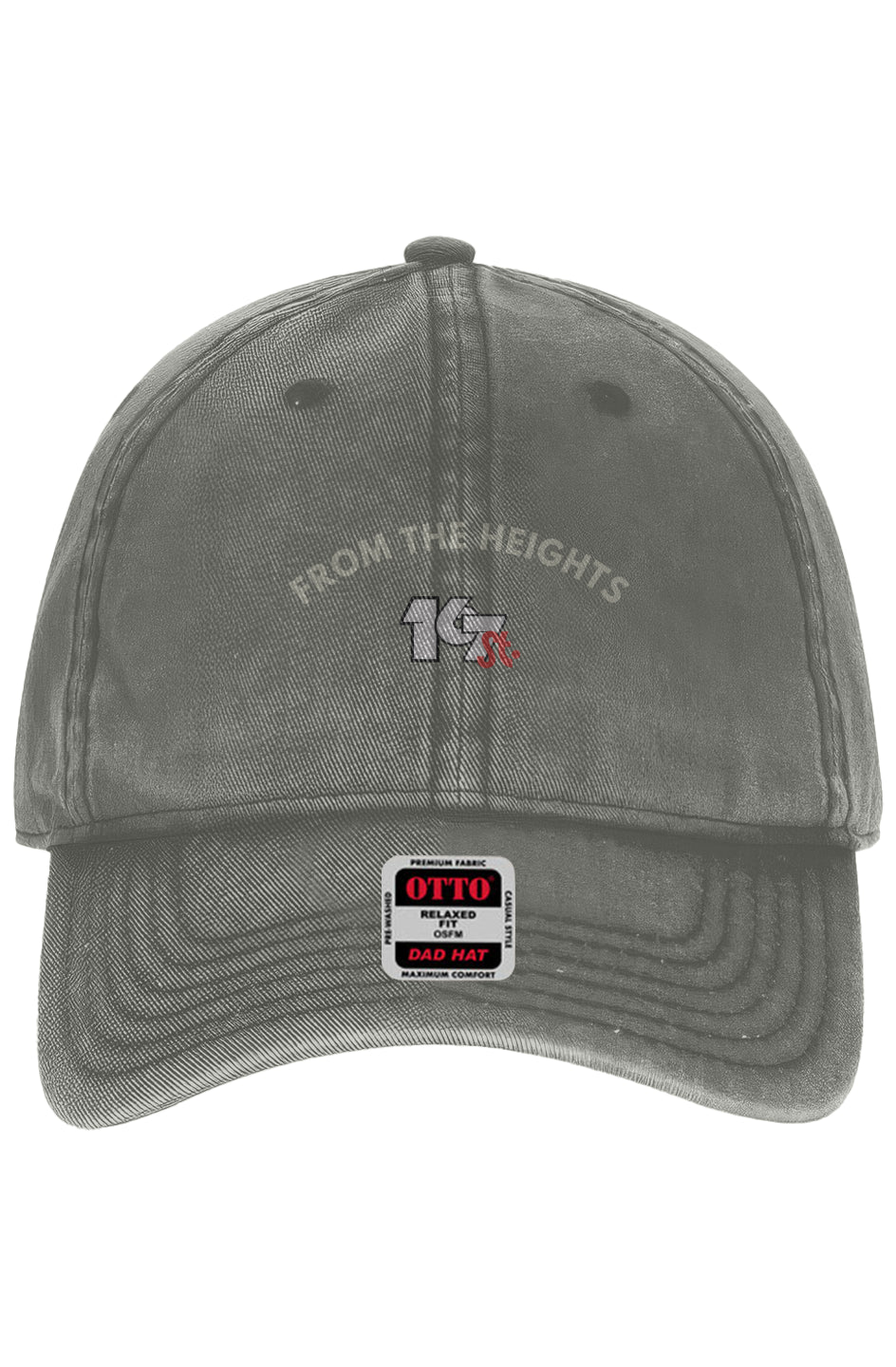 From The Heights Snow Washed Dad Hat – Olive Green
