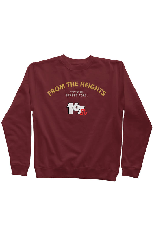 167 Street Midweight Crew - Maroon