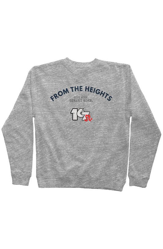 167 Street Midweight Crew - Heather Grey