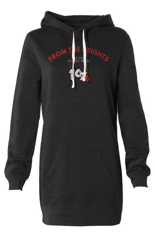 Heights Hoodie Dress - Black