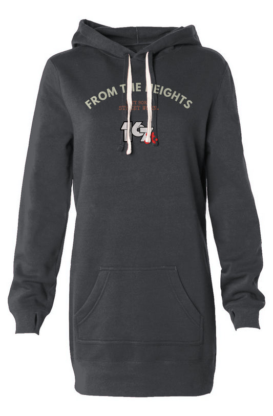 Heights Hoodie Dress - CARBON